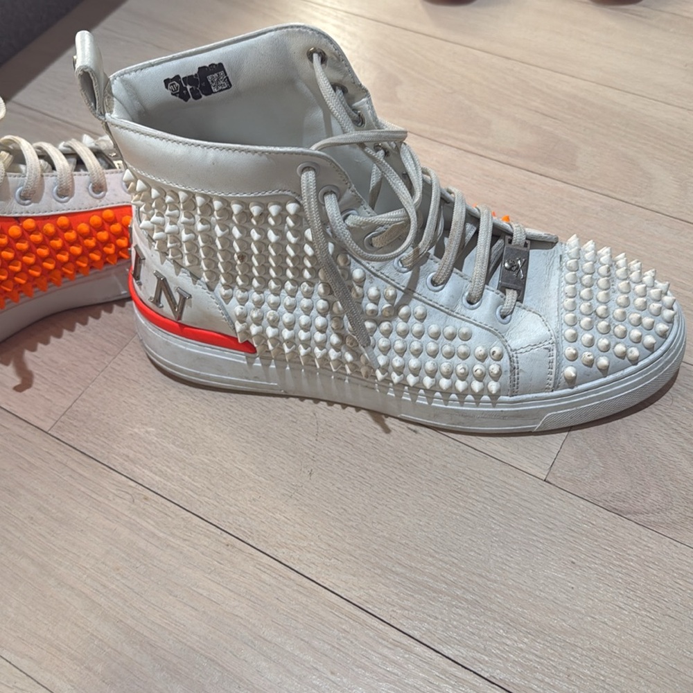 Philipp Plein studded high top sneakers